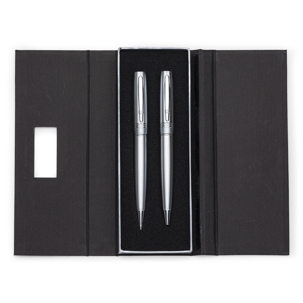 XER182PAR - Conjunto Caneta e Lapiseira Metal