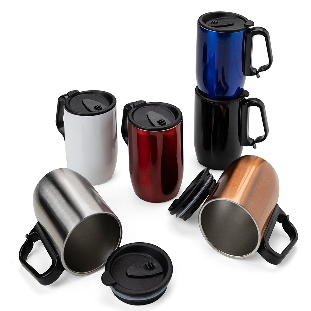 X18624 - Caneca Inox Parede Dupla 400 ml