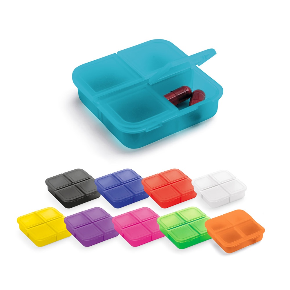 ST94306 - Porta Comprimidos com 4 Divisórias 