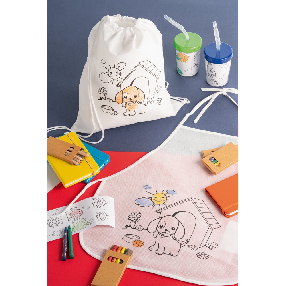 ST52619 Sacola tipo mochila para colorir baloo