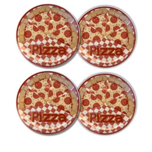 Conjunto Prato Pizza 4 Peças